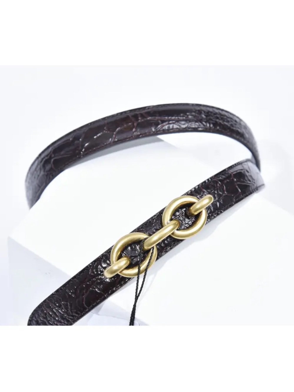 Saint Laurent leather belt in Black